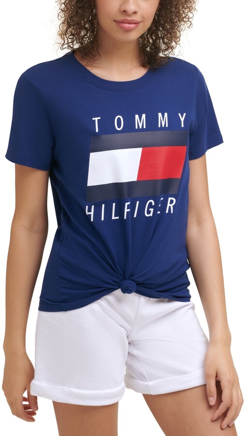 tommy hilfiger shirts women's logo