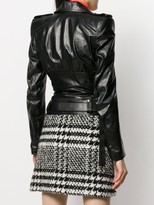 Thumbnail for your product : Unravel Project Asymmetric Leather Jacket