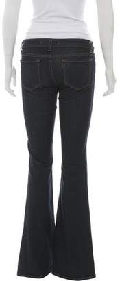J Brand Low-Rise Flared Jeans