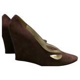 Thumbnail for your product : Sigerson Morrison Purple Suede Sandals