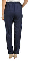 Thumbnail for your product : Allison Daley Faux-Fly Straight-Leg Pull-On Pants