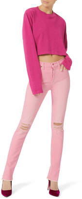 COTTON CITIZEN DENIM Pink Distressed Skinny Jeans