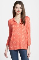 Thumbnail for your product : Lucky Brand Print Peasant Top