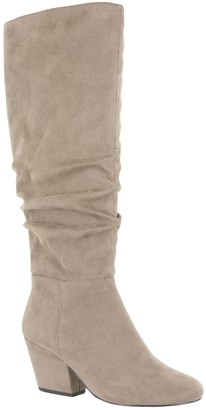 mens suede slouch boots