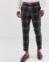 Thumbnail for your product : Devils Advocate check skinny fit suit pants
