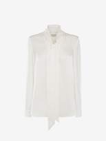 Thumbnail for your product : Alexander McQueen Satin Bow Shirt