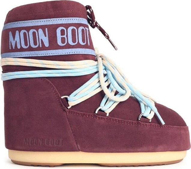 Moon Boot Logo Printed Drawstring Boots
