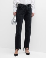Thumbnail for your product : Moussy Vintage Northvile High Rise Straight Ankle Jeans