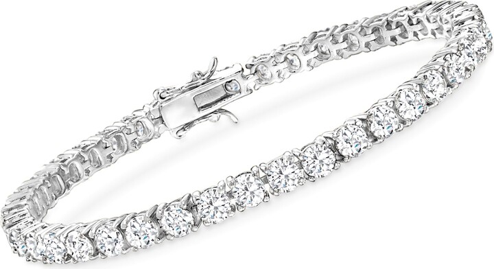 Ross-Simons CZ Tennis Bracelet in Sterling Silver
