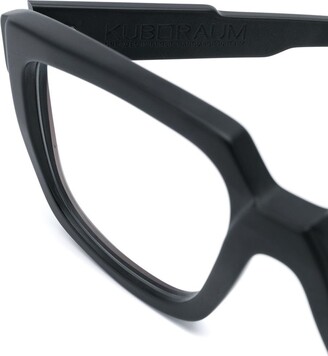 Kuboraum Two Tone Square Frame Glasses