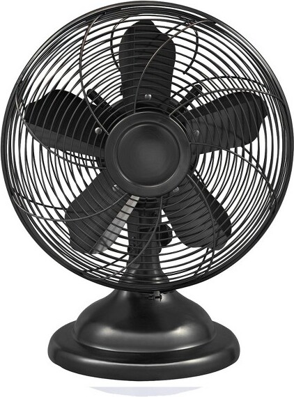 Optimus12in.RetroOscillatingTableFanwithOilRubbedBronzeFinish