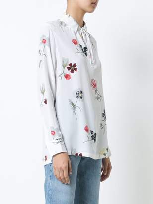 Equipment floral longsleeve shirt