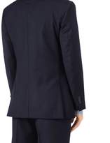 Thumbnail for your product : Charles Tyrwhitt Navy slim fit double breasted twill business suit jacket