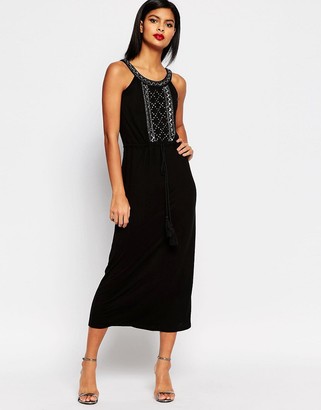 French Connection Goldie Stone Strappy Maxi Dress