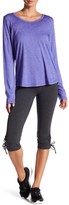 Thumbnail for your product : Andrew Marc Lace-Up Side Capri Legging