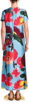 Thumbnail for your product : Double J Floral Print Silk Swing Dress