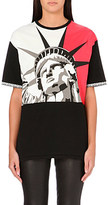 Thumbnail for your product : Fausto Puglisi Statue of Liberty cotton t-shirt
