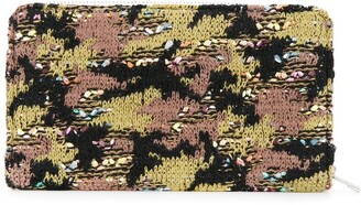 Coohem Knit Tweed Camouflage Pouch