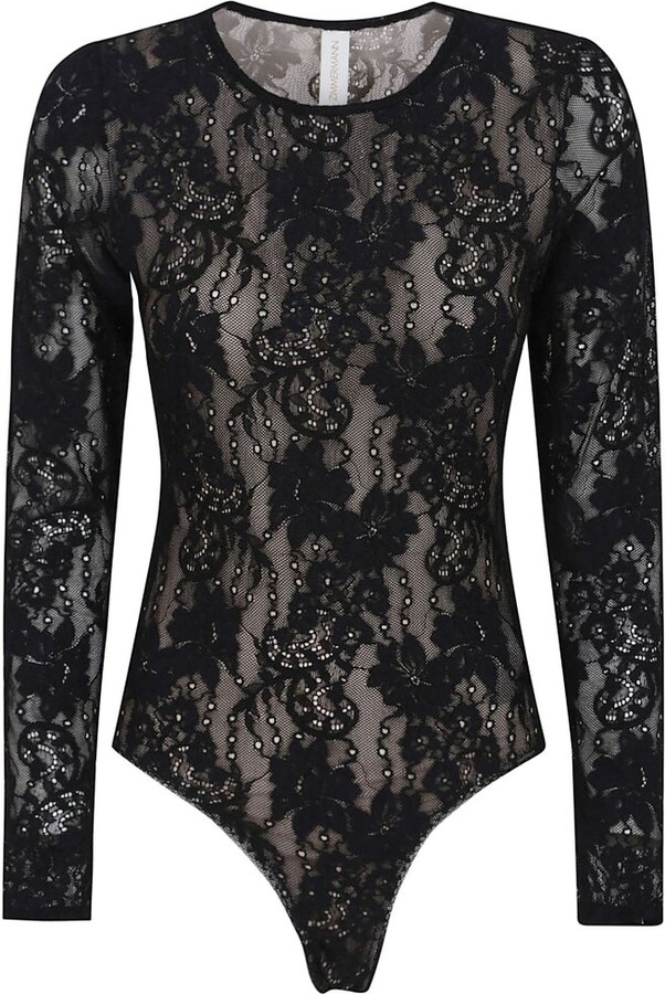 Zimmermann Long-Sleeved Laced Bodysuit