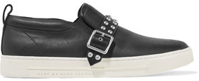 Marc by Marc Jacobs Studded Leather Slip-On Sneakers