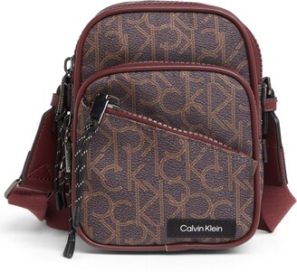 Handbag Calvin Klein Red in Polyester - 33951133