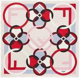 Thumbnail for your product : Fendi geometric logo square scarf