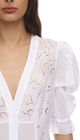 Thumbnail for your product : Ermanno Scervino Long Belted Eyelet Shirt Dress