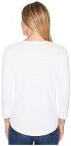 Thumbnail for your product : Lilla P 3/4 Sleeve V-Neck Women's Clothing
