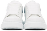 Thumbnail for your product : Alexander McQueen White & Blue Oversized Sneakers