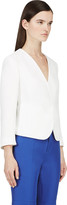 Thumbnail for your product : Calvin Klein Collection White Gauze Kendyll Blazer