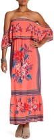 Thumbnail for your product : Flying Tomato Floral Off-the-Shoulder Popover Maxi Dress