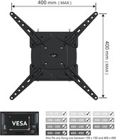 Thumbnail for your product : Avf Gl404 Multi Position Tv Wall Mount For 26 To 55 Inch Tv's