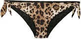 Thumbnail for your product : Dolce & Gabbana Leopard-Print Bikini Briefs