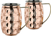 Thumbnail for your product : One Kings Lane Set of 2 Hudson Beer Mugs - Copper