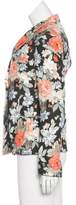 Thumbnail for your product : Celine Floral Print Double-Breasted Blazer