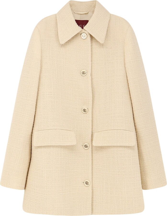 Wool Tweed Coat