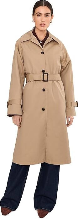 Levi's Single Breasted Trench Coat Women's Jacket Khaki : MD
