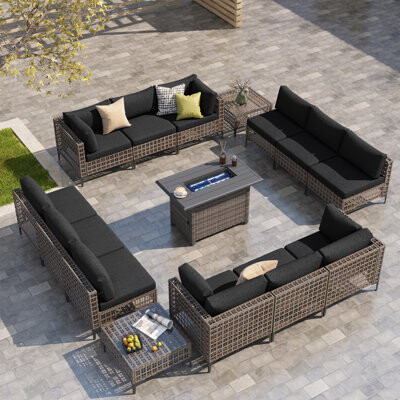Latitude Run 15 - Piece Outdoor Seating Group With Cushions