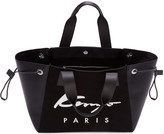Thumbnail for your product : Kenzo Black Large Logo Essentials Tote