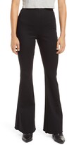 Thumbnail for your product : Tinsel Fray Hem High Waist Flare Pull-On Jeans