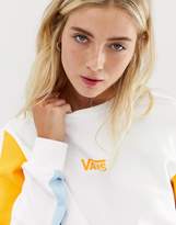 Thumbnail for your product : Vans white colour block sweatshirt