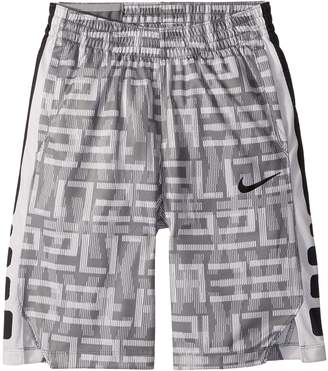 Nike Kids - Dry Elite Stripe Print Basketball Short Boy's Shorts