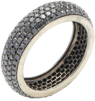 Artisan Women's 14K Black Gold & 1.85 Total Ct. Black Diamond Eternity Band Ring