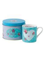 Thumbnail for your product : Royal Albert Marvellous mugs `heart` mug in a tin