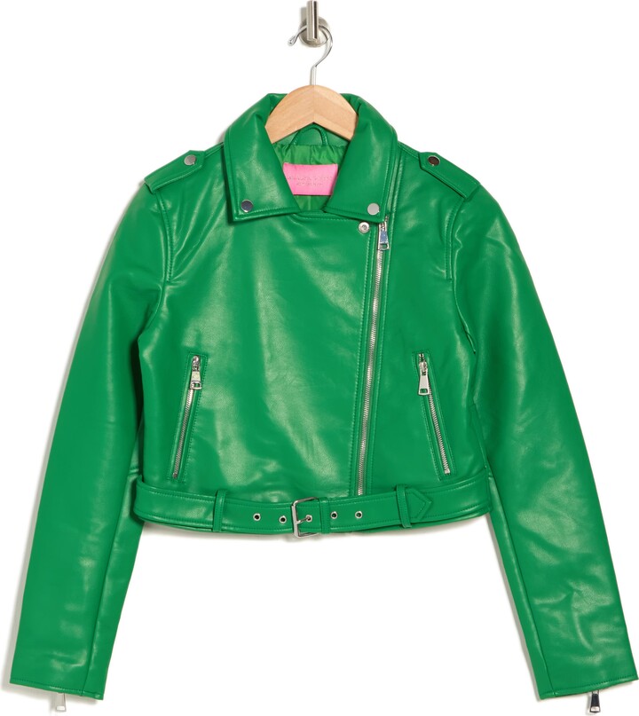 AZALEA WANG Faux Leather Moto Jacket - ShopStyle