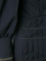 Thumbnail for your product : Ellery pleated trim fitted dress