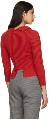 Beautiful People Red Double Layer Cardigan
