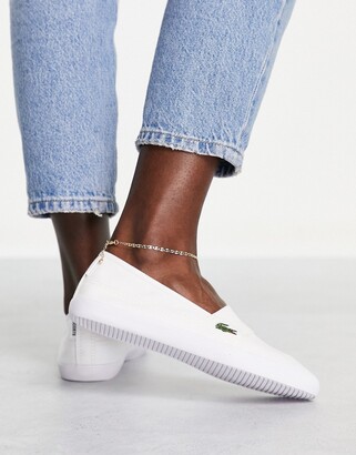 lacoste marice white