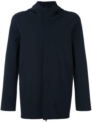 Herno hooded fitted jacket