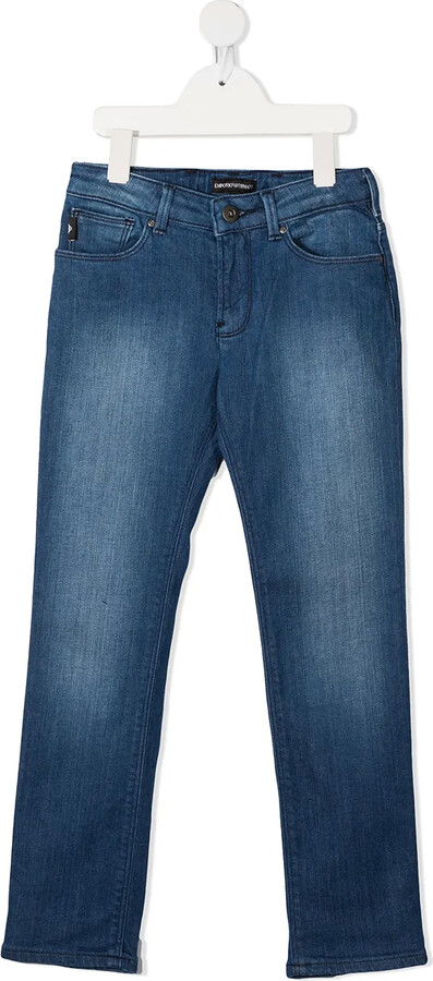 Emporio Armani Kids Straight-Leg Jeans